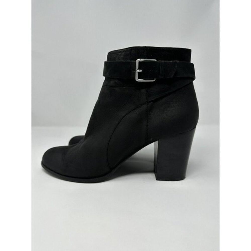 Cole Haan Boots 9B Grand OS Signature Black Nubuck Hickley Leather Ankle Booties